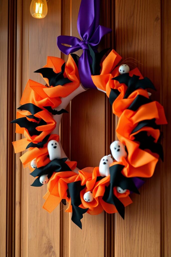 Halloween Fabric Wreaths