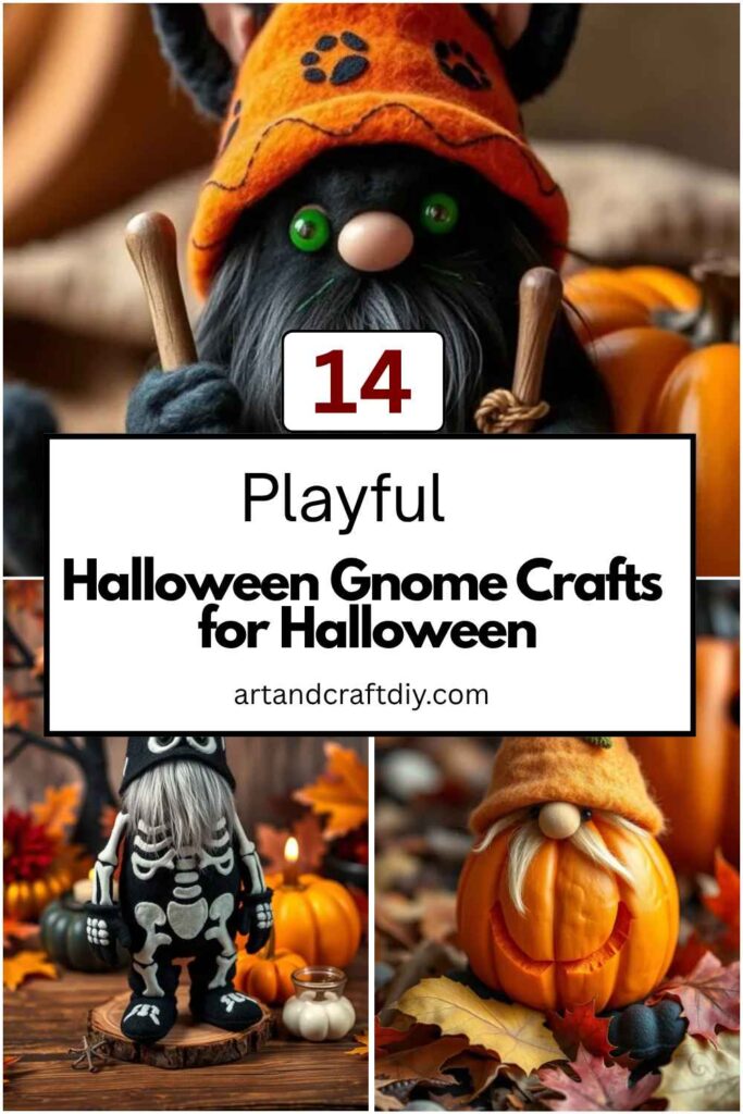 Halloween Gnome Crafts for Halloween