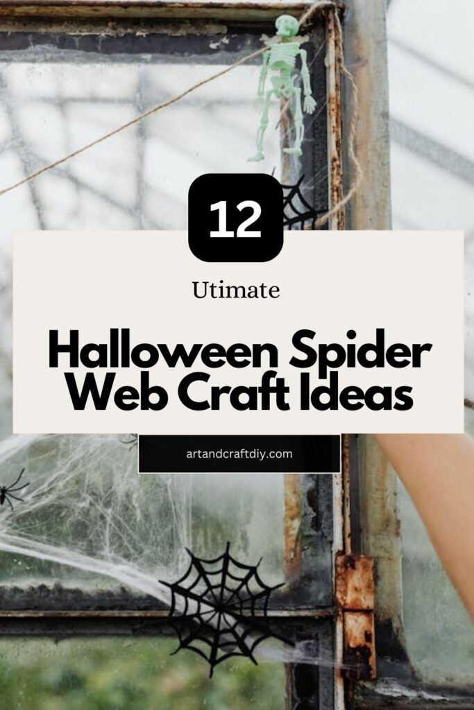 Halloween Spider Web Craft