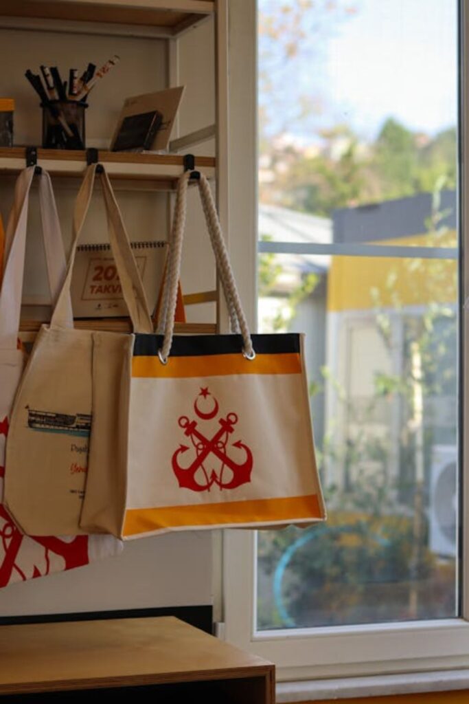 Hand-Decorated Tote Bags