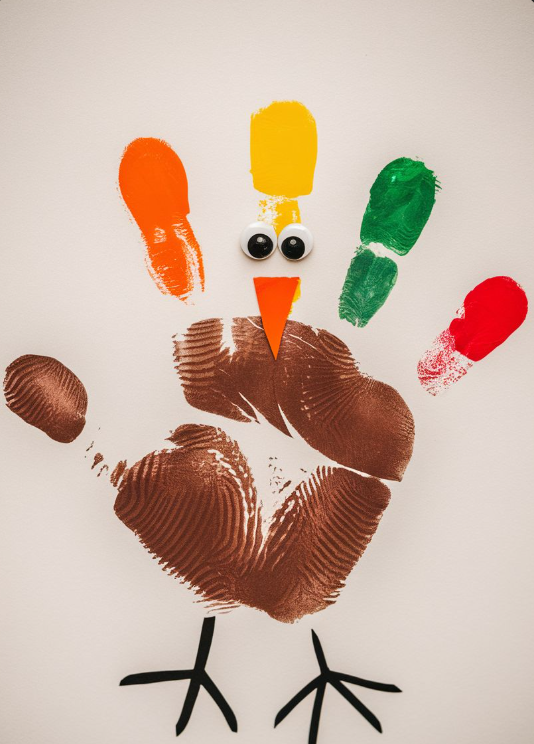 Handprint Turkey Art