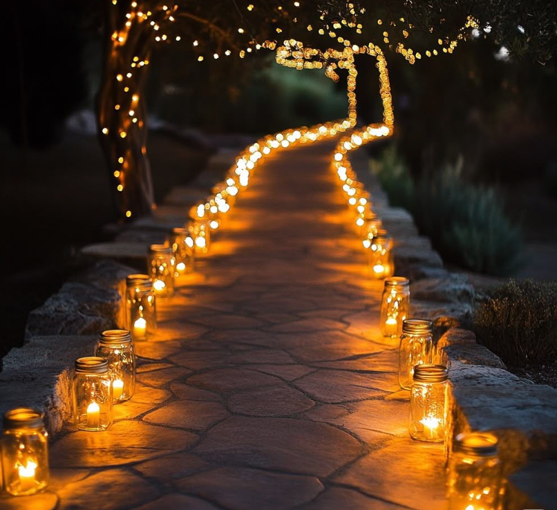 Lantern-Lined Pathways