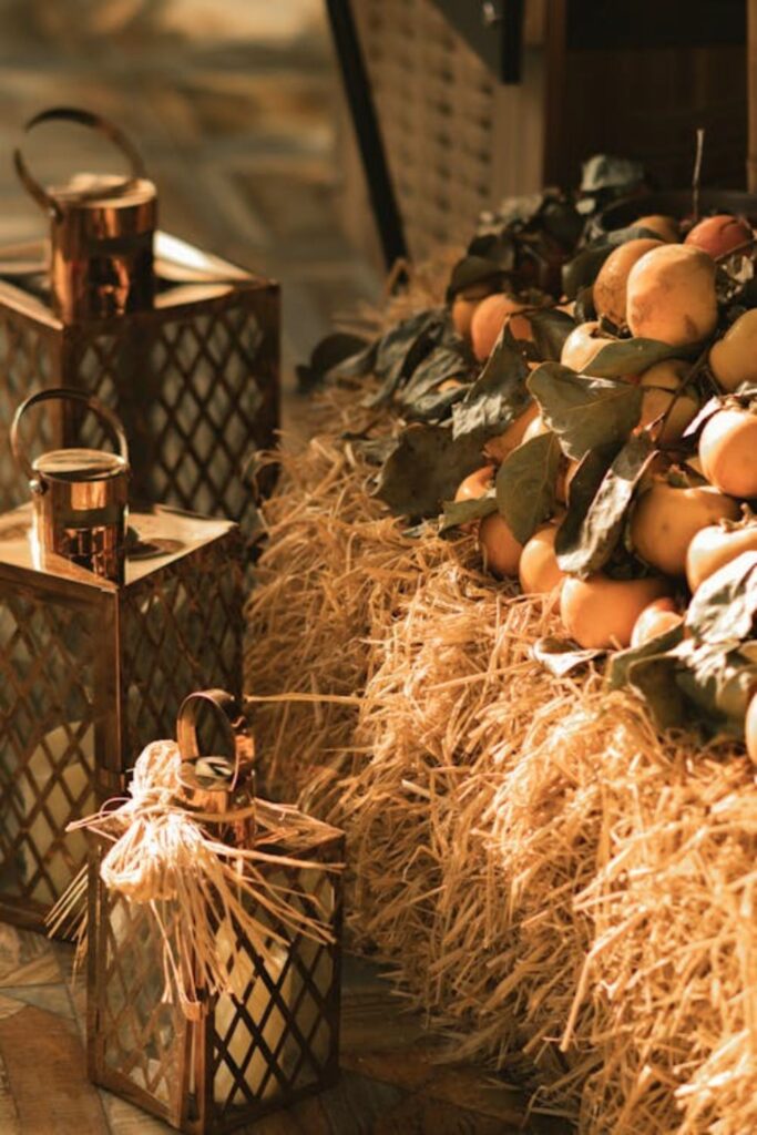 Lanterns with candles