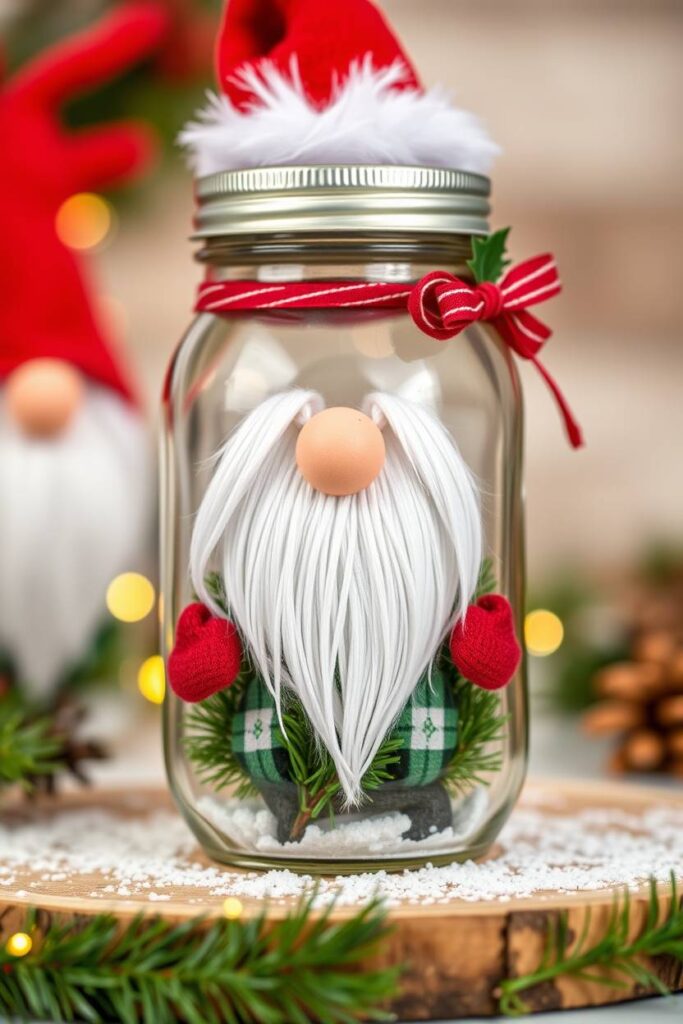 Mason Jar Gnome