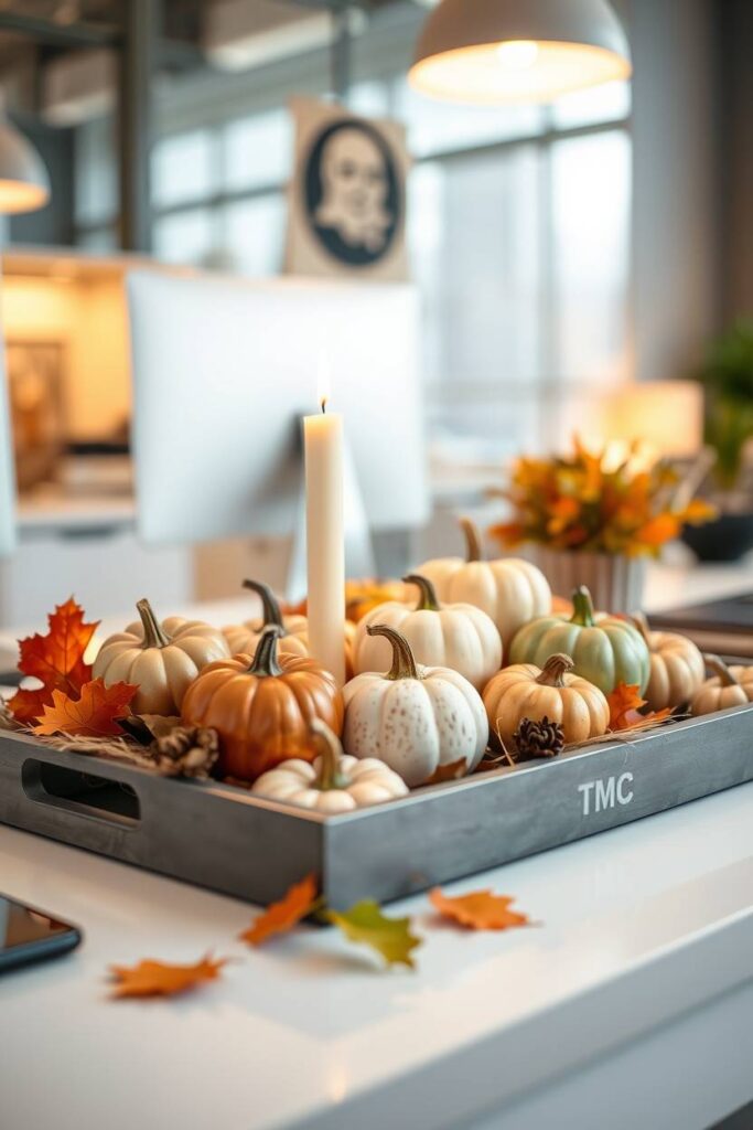 Mini Pumpkin Desk Displays