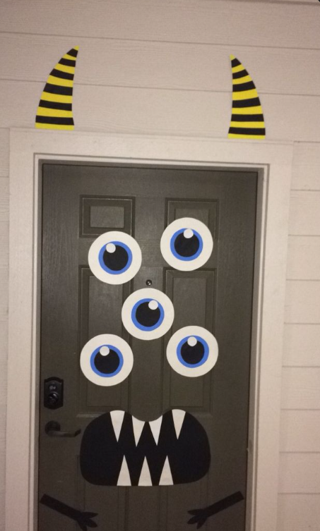 Monster Face Door