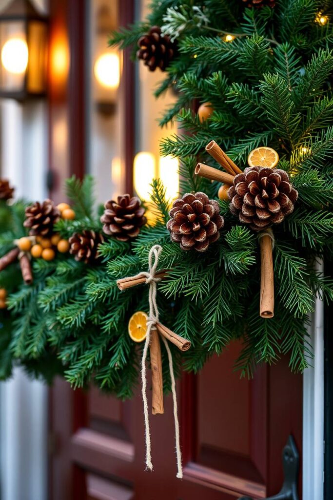 Pinecone and Greenery Garland