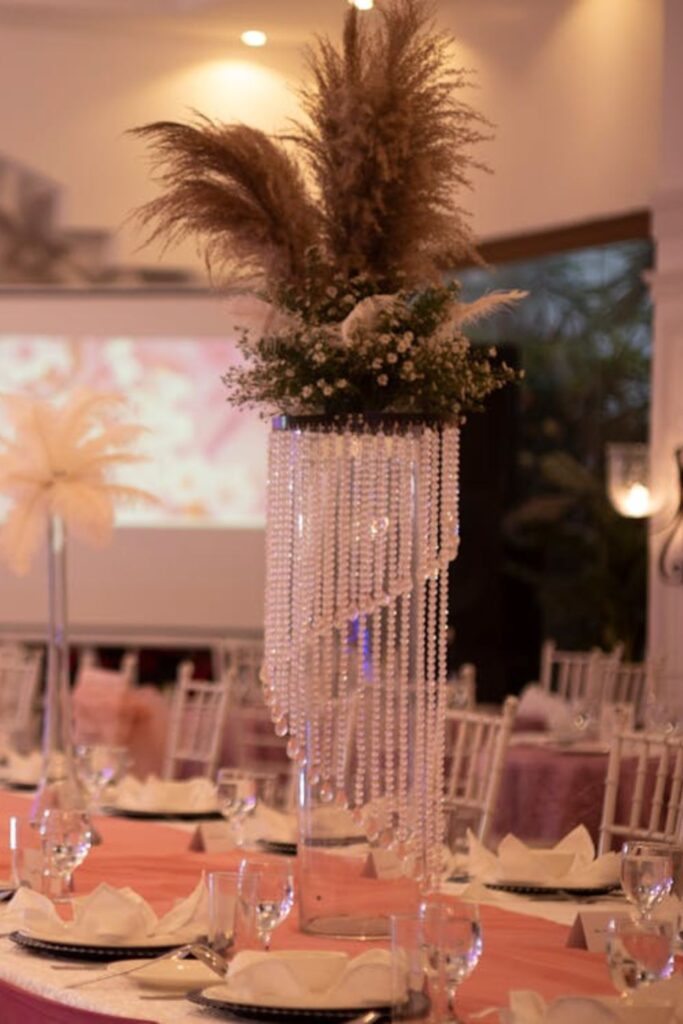 Pink-Themed Table Setting