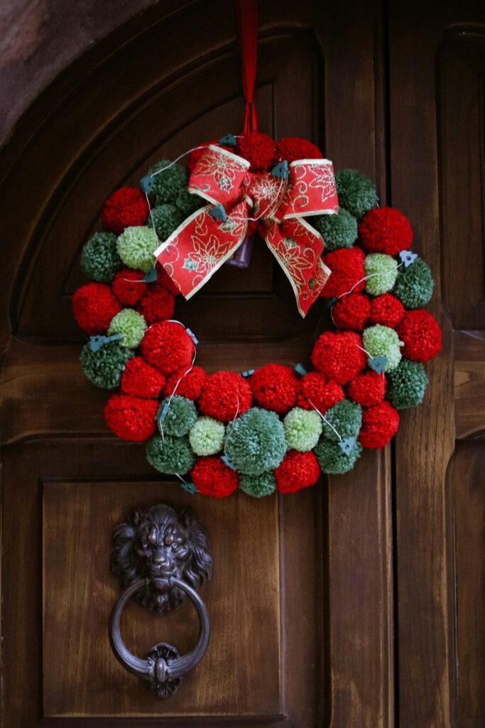 Pom-Pom Wreath