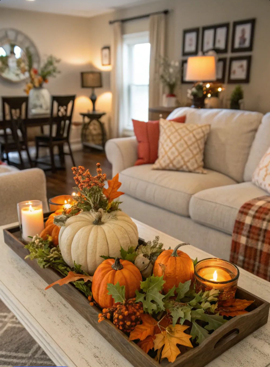 Pumpkin Centerpieces