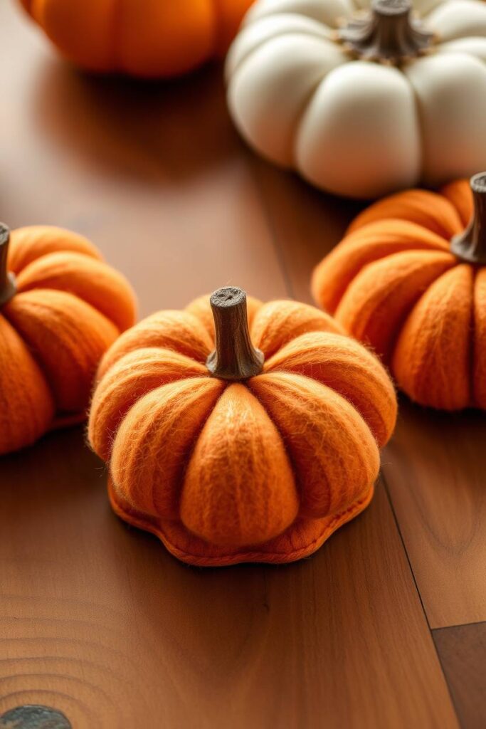 Pumpkin Coasters
