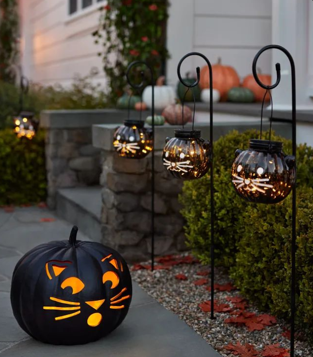 Pumpkin Pathway Lanterns