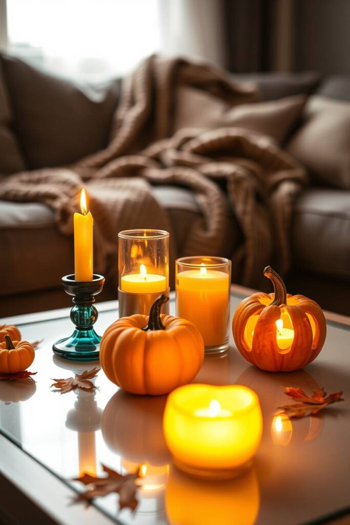 Pumpkin-Scented Candles