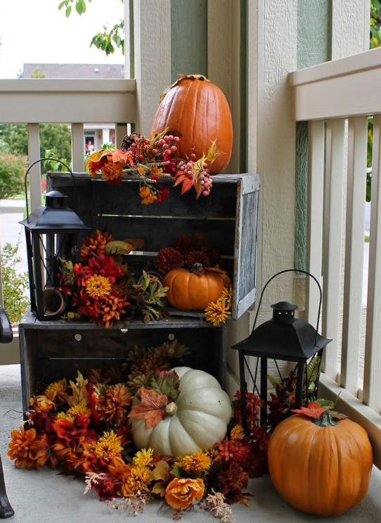 Pumpkin and Gourd Displays