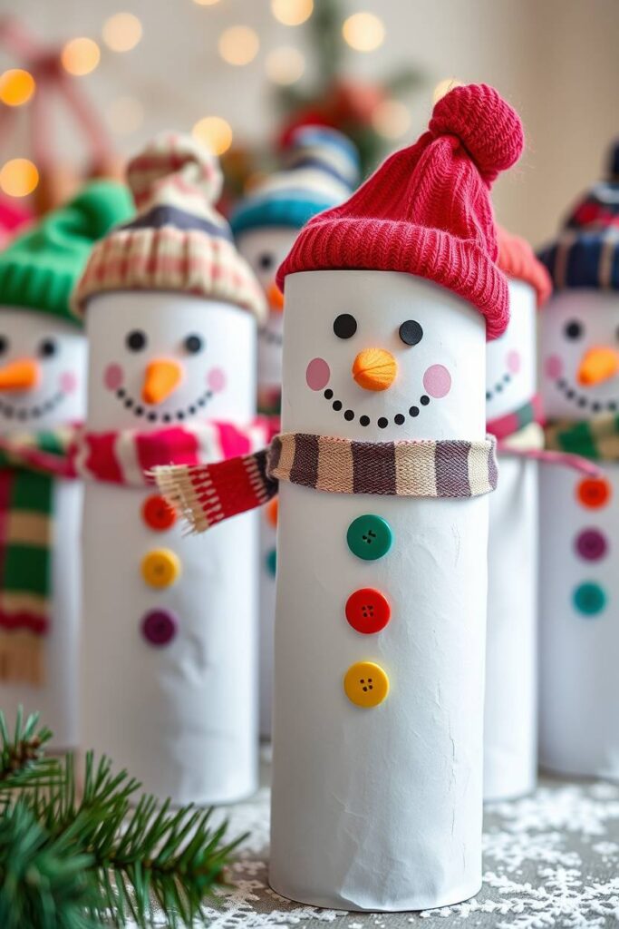 Snowman Toilet Paper Roll
