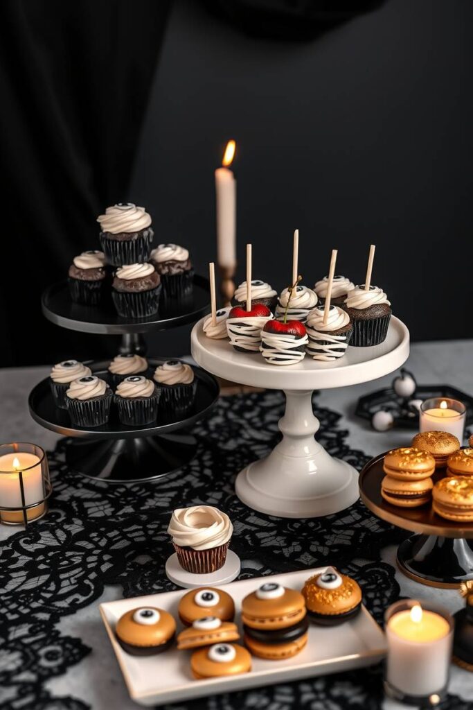 Spooky Chic Dessert Table