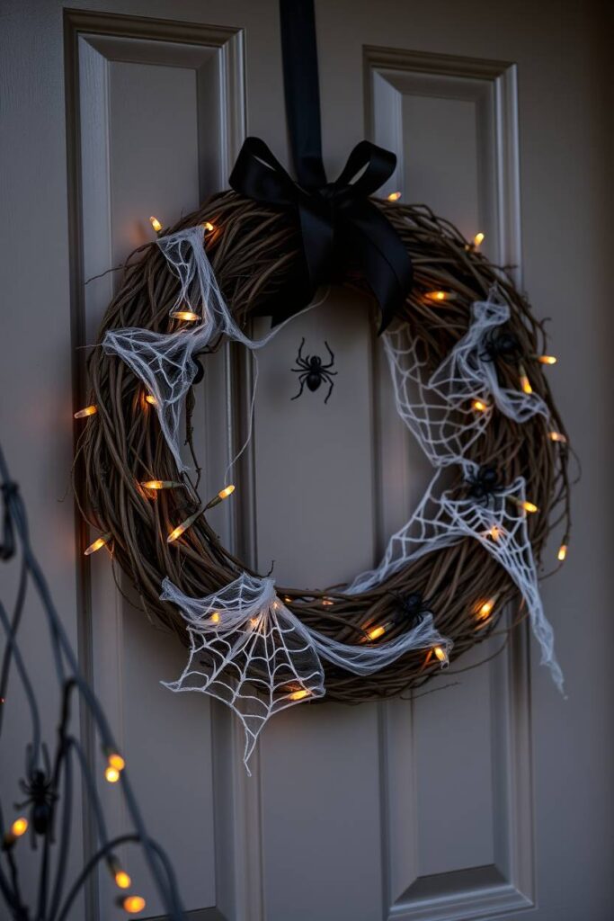 Spooky Front Door Wreaths