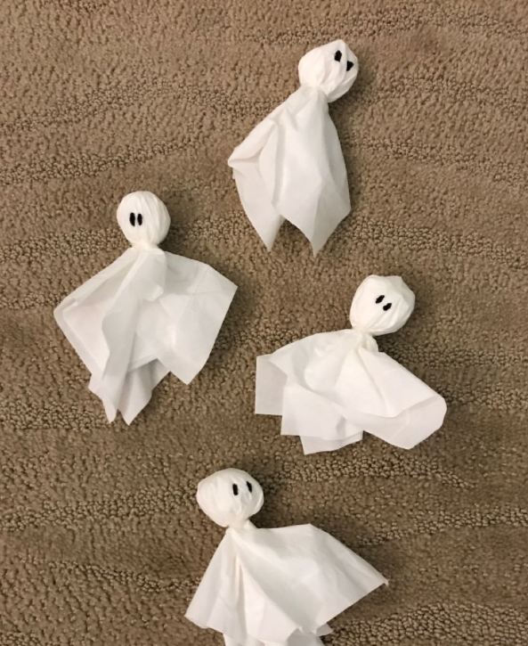 Tissue Paper Ghosts