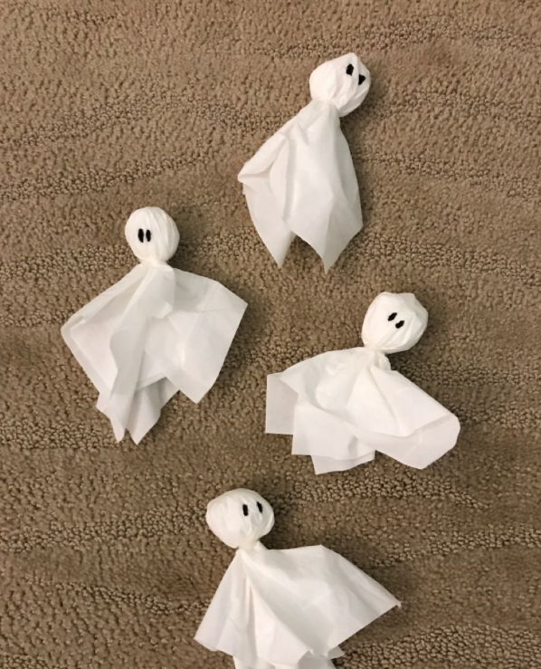Tissue Paper Ghosts