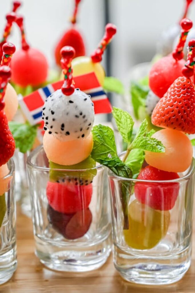 Tropical Fruit Skewers
