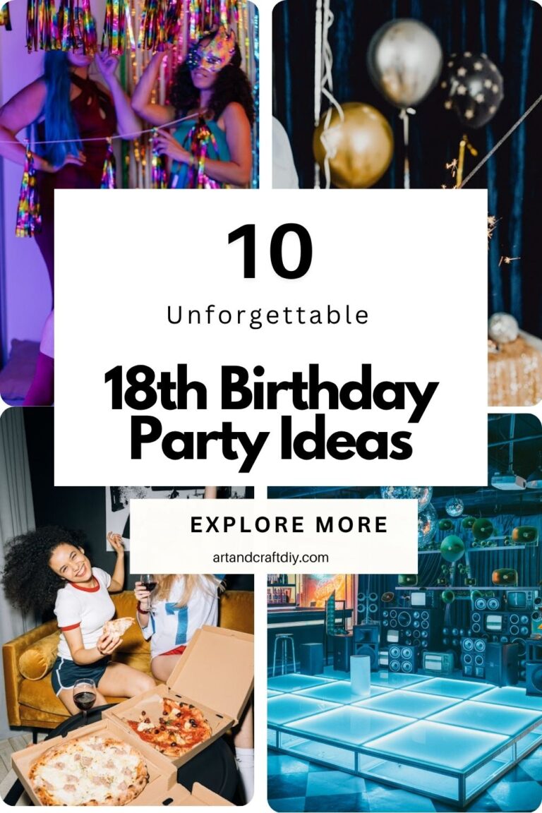 18th Birthday Party Ideas DIY Art and Crafts Ideas — free download