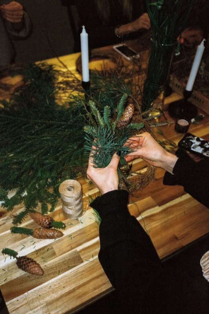 Advent Wreath Crafting