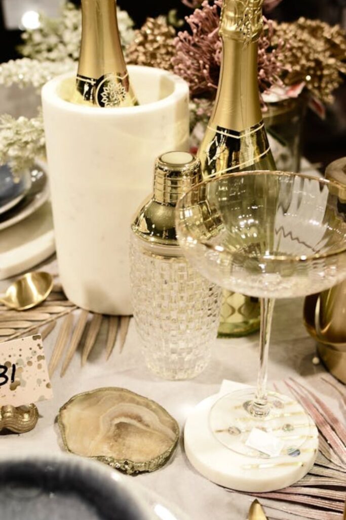 Champagne Bottle Decor