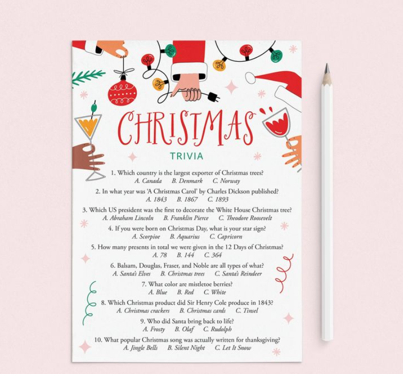 Christmas Trivia Game