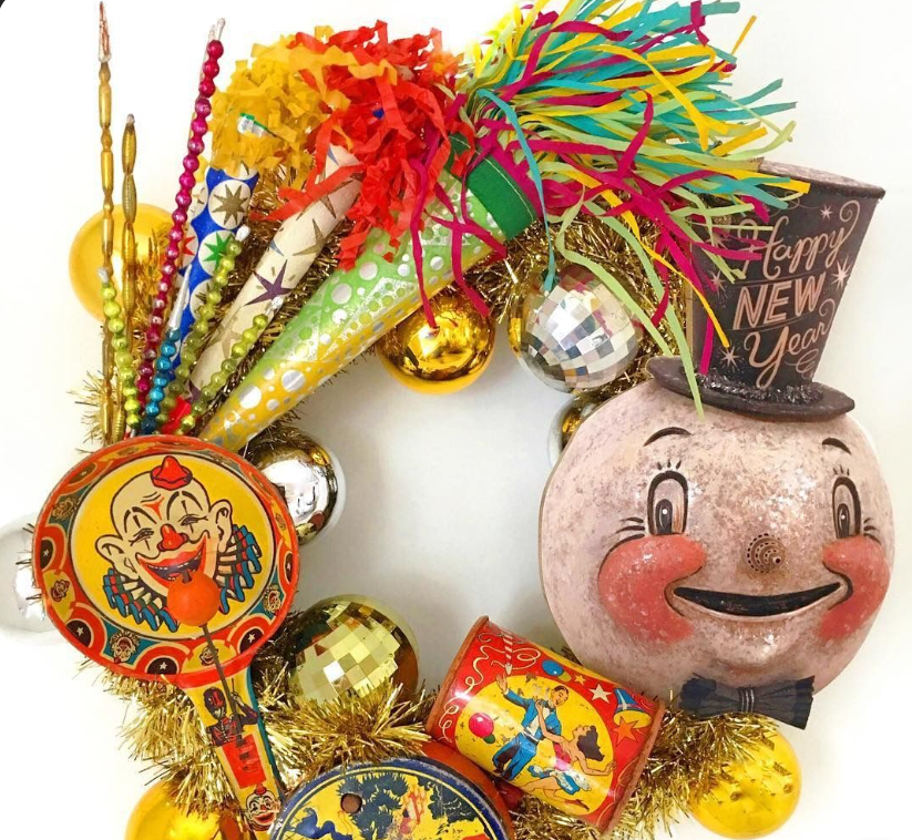 DIY New Year Wreaths