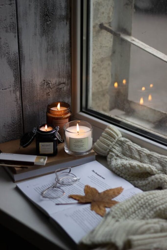 Fall Mason Jar Candle Holders
