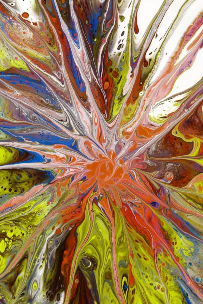 Firework Art with Paint