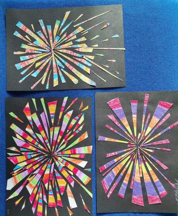 Firework Collage