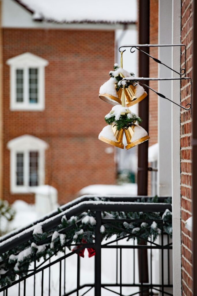 Garland-Wrapped Railings