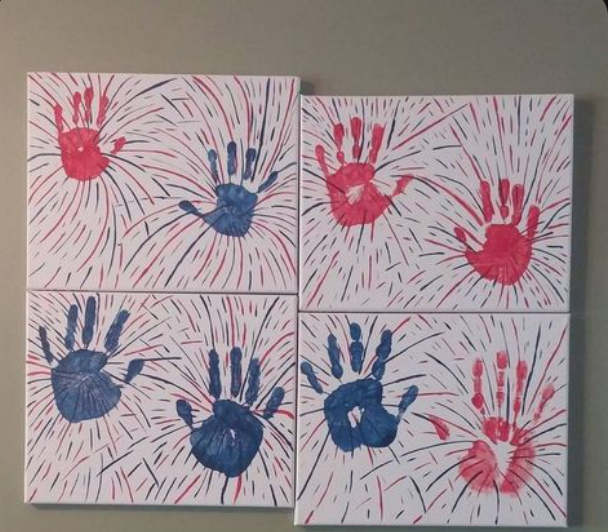 Handprint Fireworks