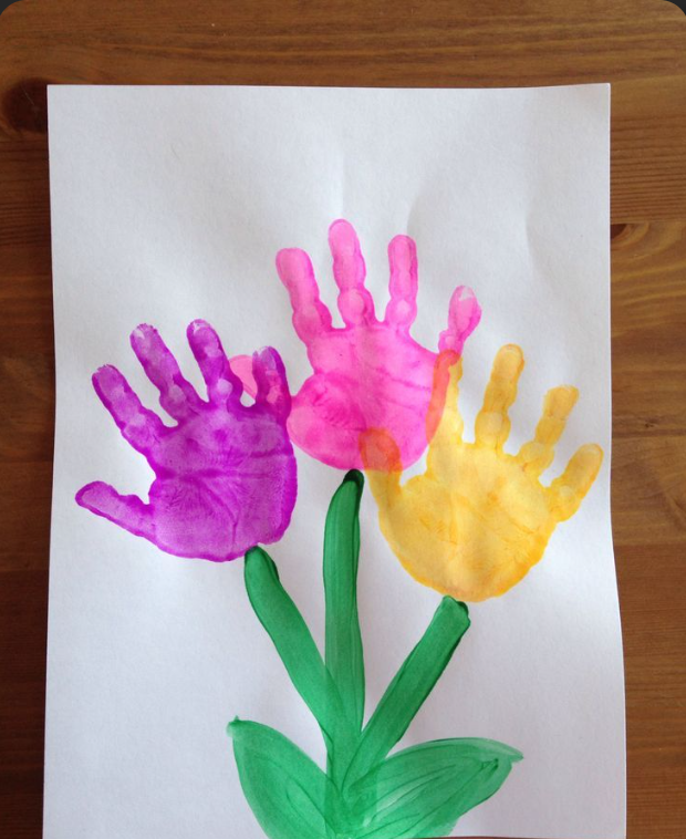 Handprint Flowers