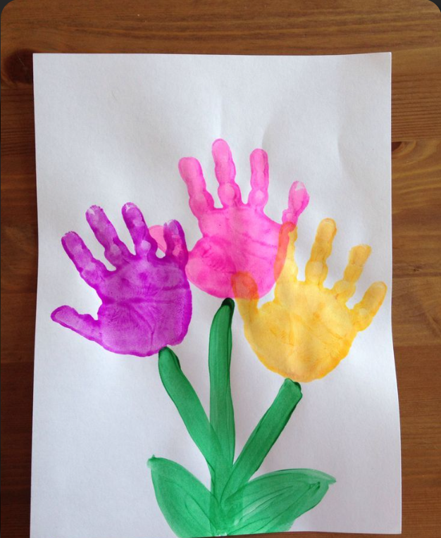 Handprint Flowers