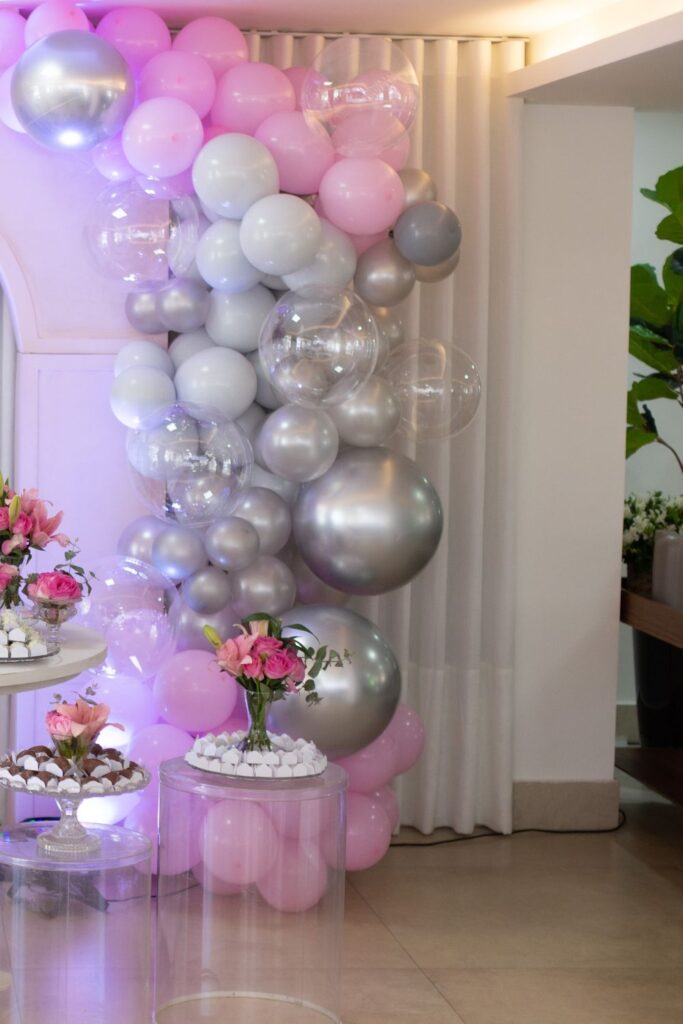 Metallic Balloon Arch