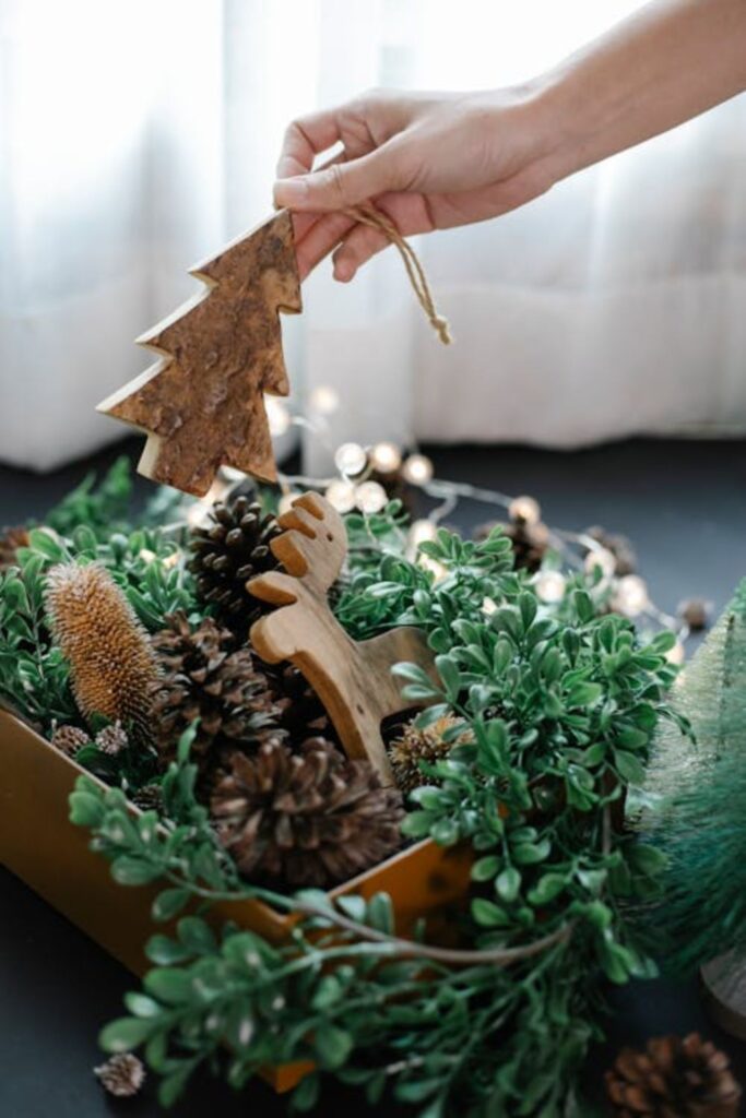 Miniature Wooden Christmas Trees