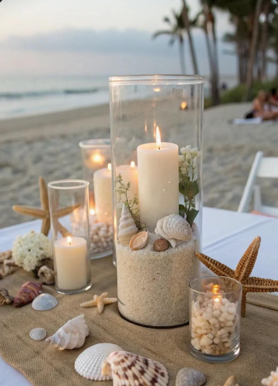 Nautical Lanterns with Candles