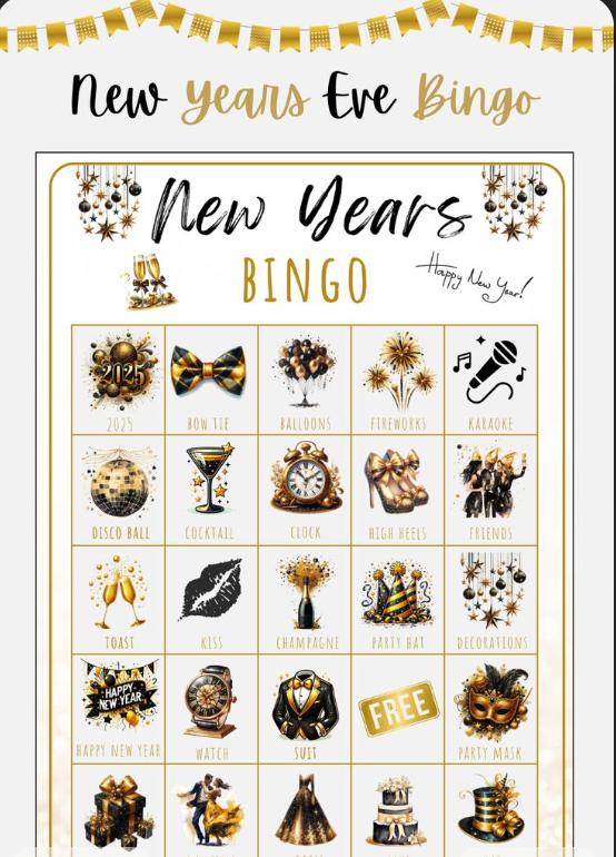 New Year Bingo