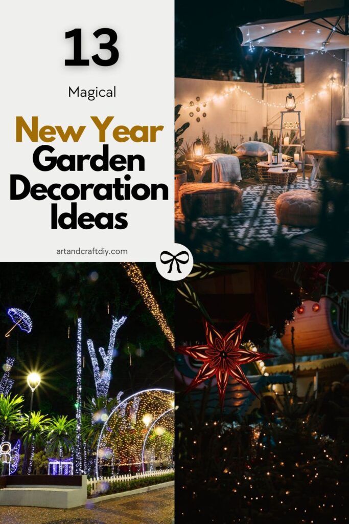 New Year Garden Decoration Ideas