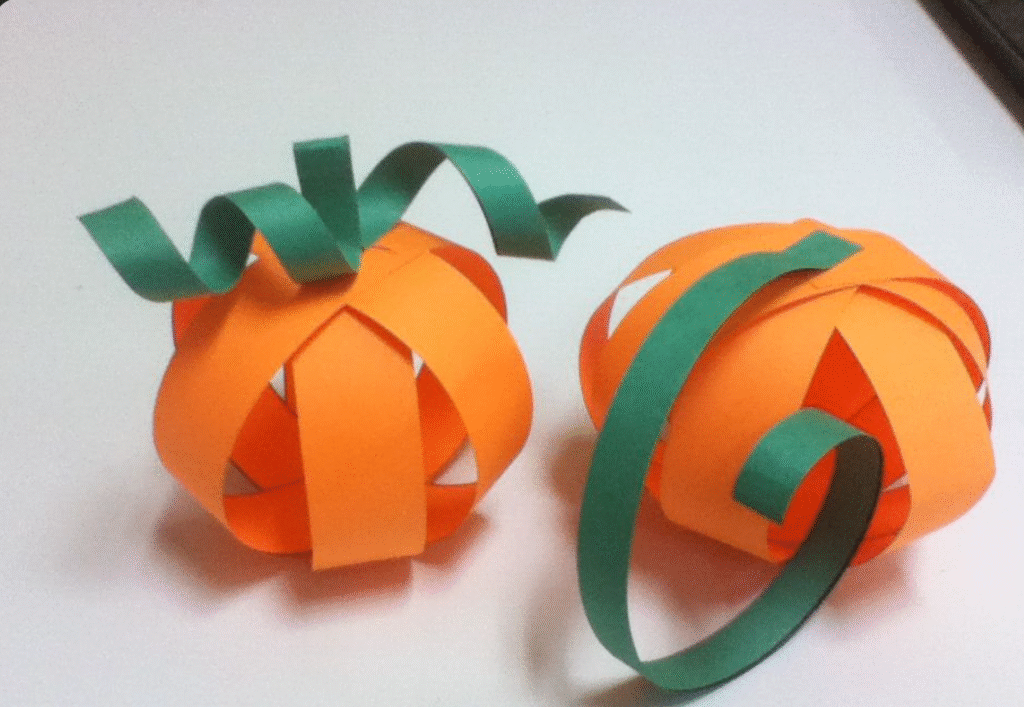 Paper Pumpkin Lanterns