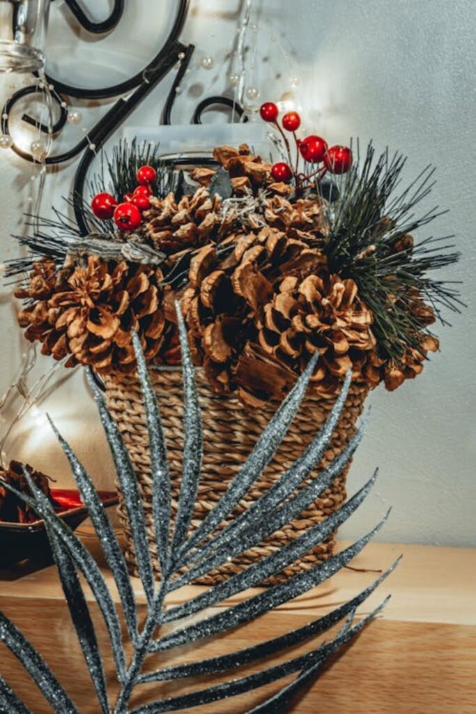 Pinecone Centerpieces