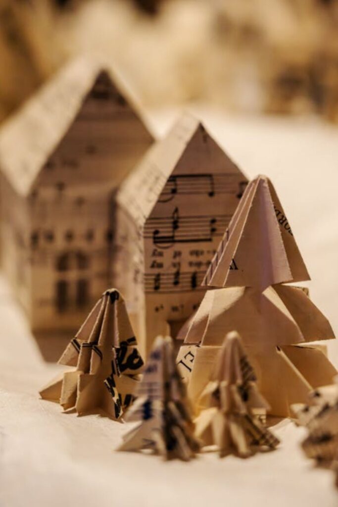 Recycled Paper Ornaments