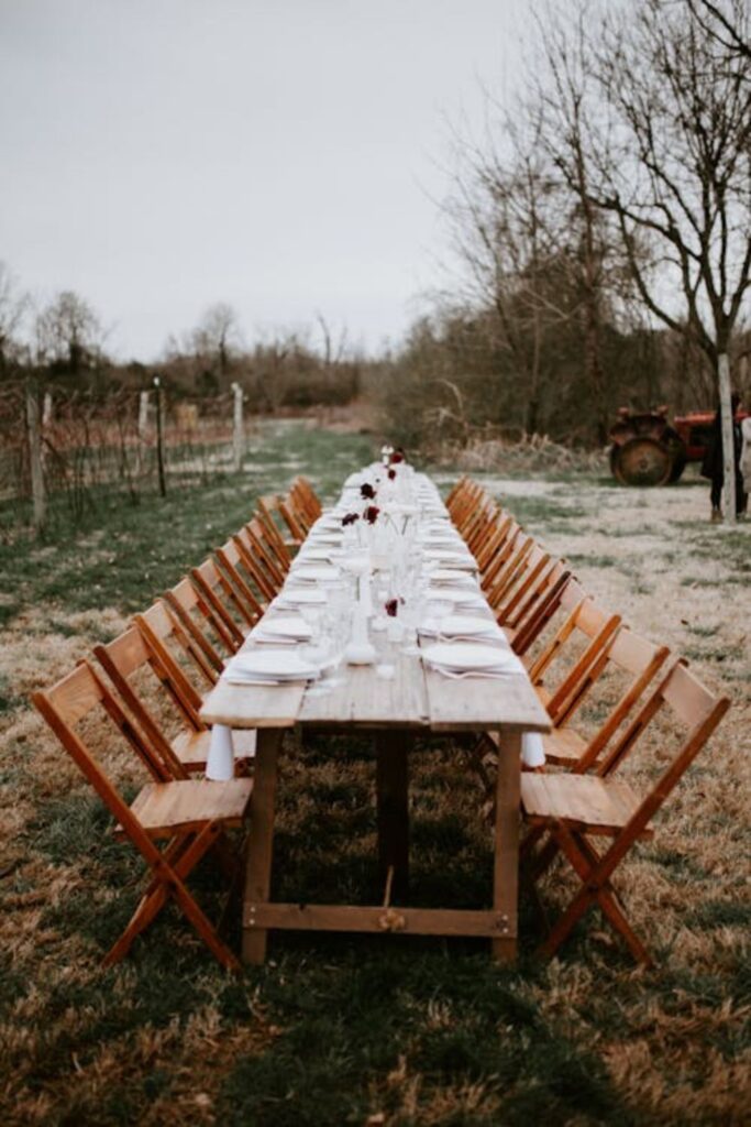 Rustic Farmhouse Christmas Table