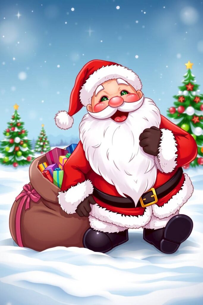 Santa Claus Drawing