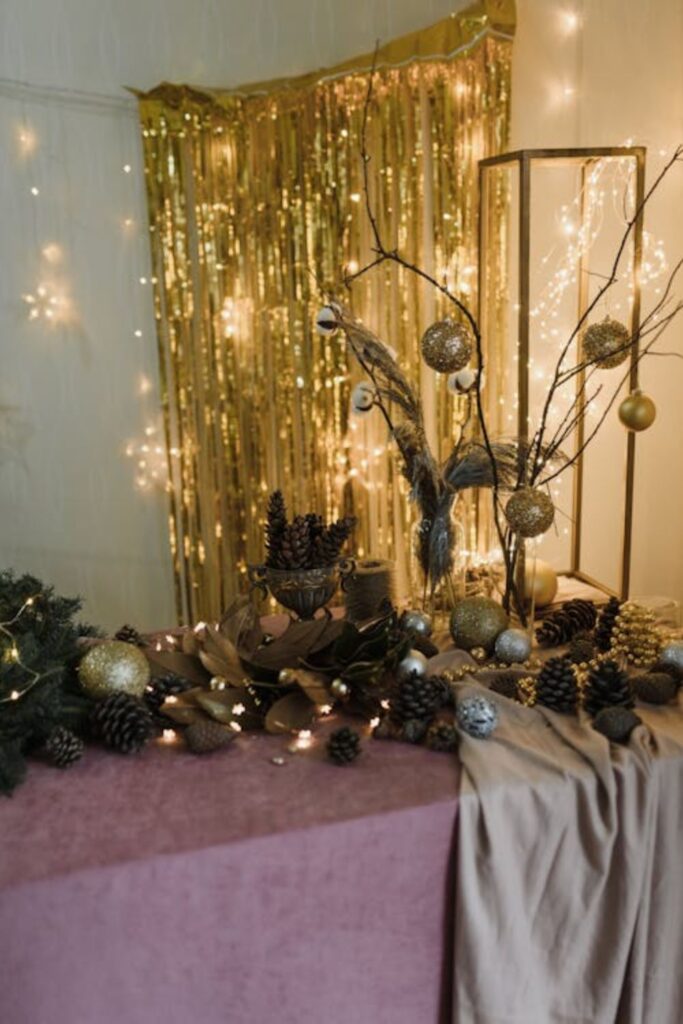 Sparkling Table Centerpieces