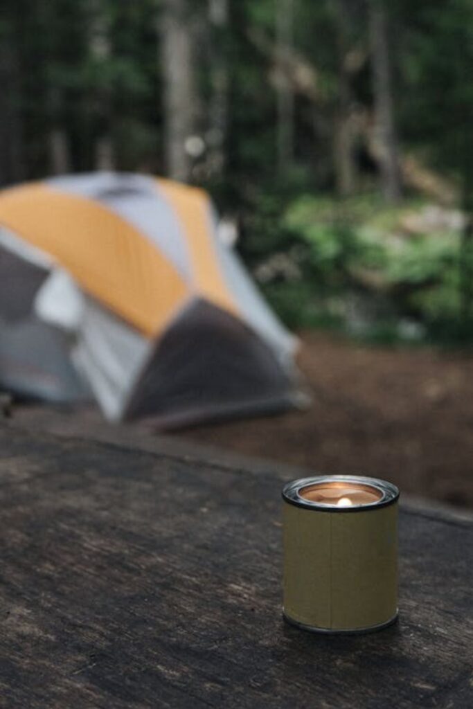 Tin Can Candle Holders