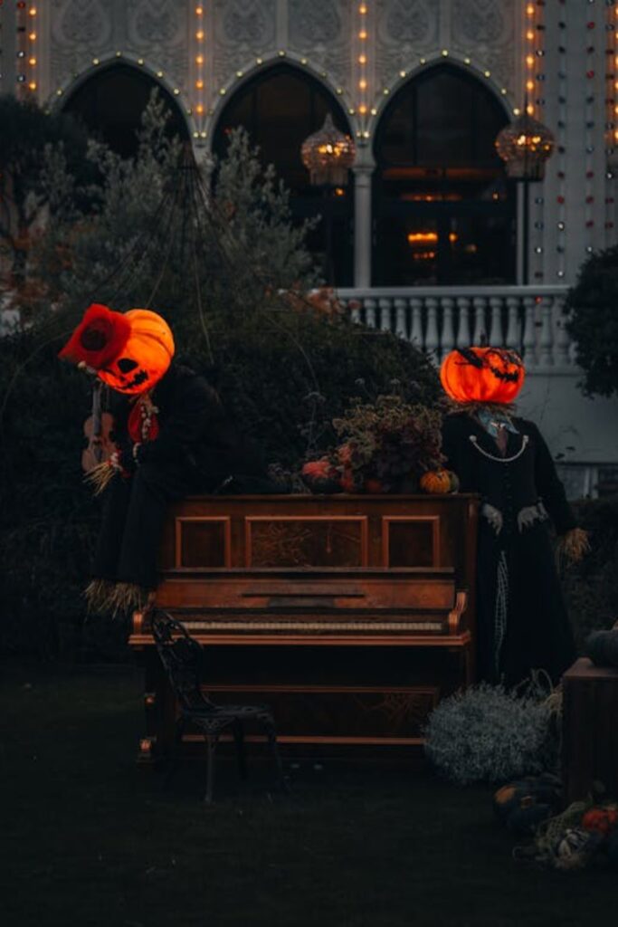 Upcycled Scarecrows