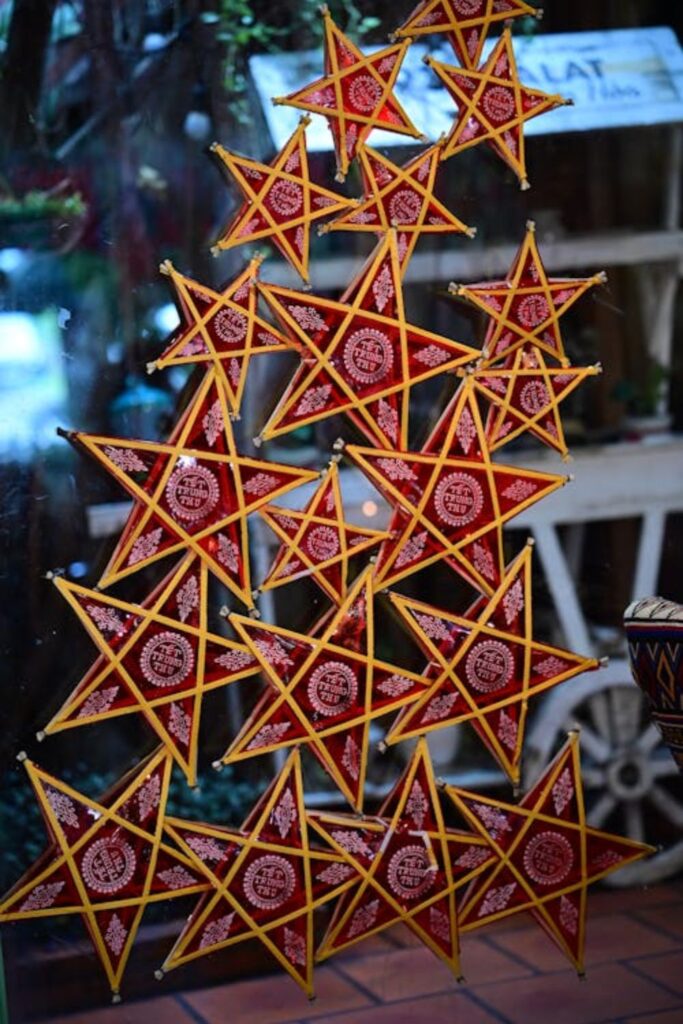 Wooden Star Decorations